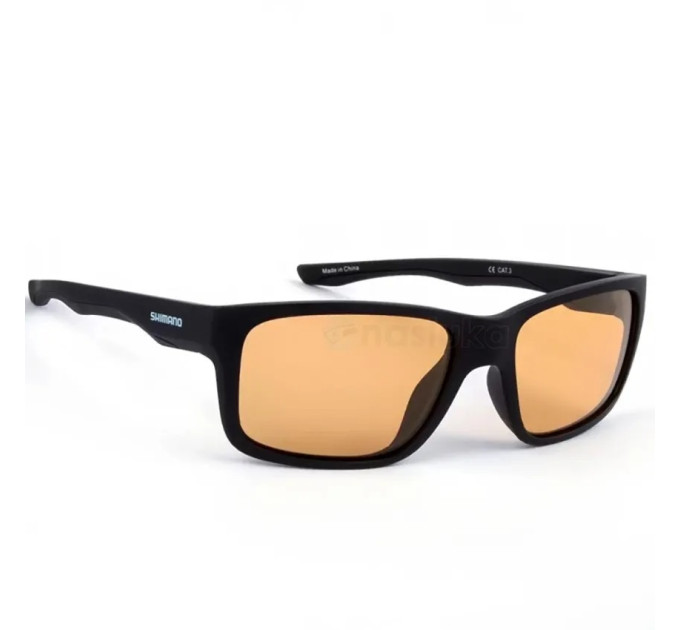 Окуляри Shimano Aspire Matte Black + Yellow