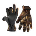 Перчатки неопреновые утепленные на флисе Winter Two-Toed, Camo Green, M