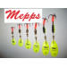 Блешня Mepps Aglia LONG срібло. nr 1+/6g