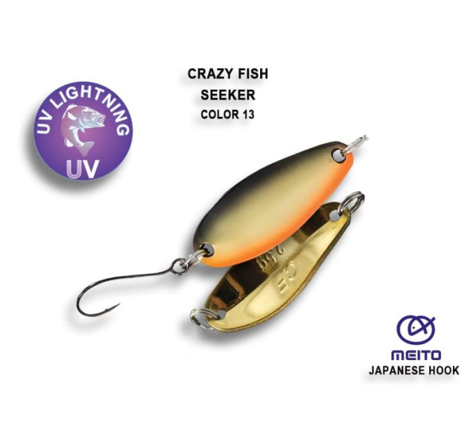 Блешня Crazy Fish Seeker 2.5 г №13-BGO