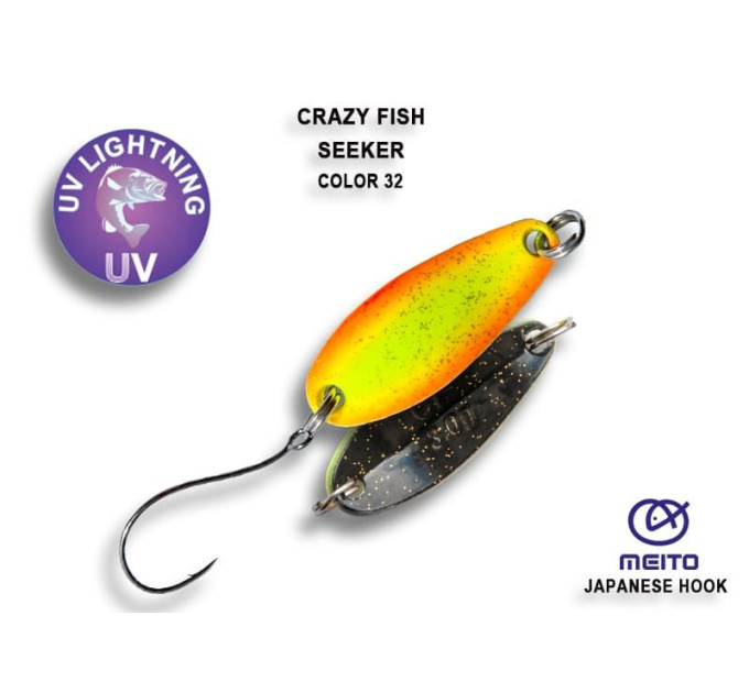 Блешня Crazy Fish Seeker 2.5 г №32