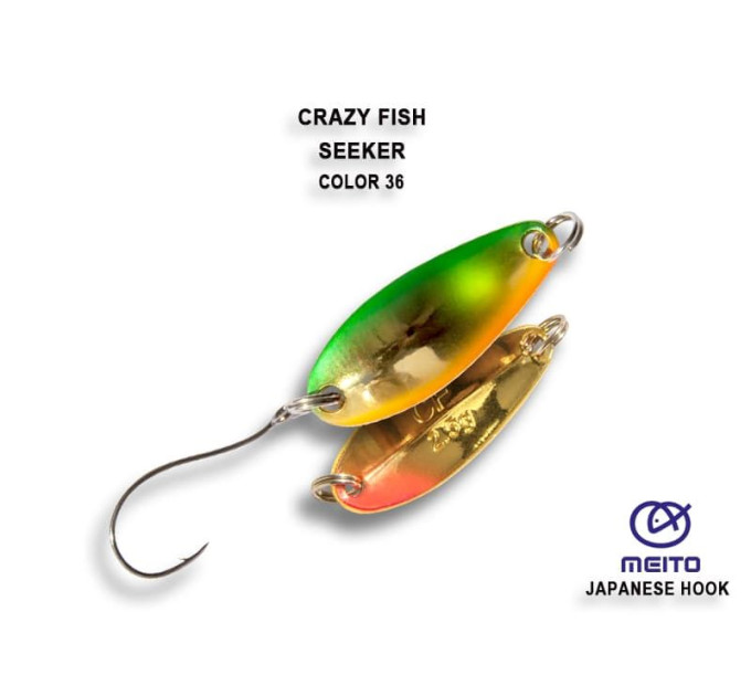 Блешня Crazy Fish Seeker 2.5 г №36