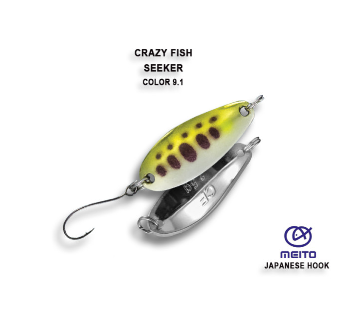 Блешня Crazy Fish Seeker 2.5 г №9.1-OLYM