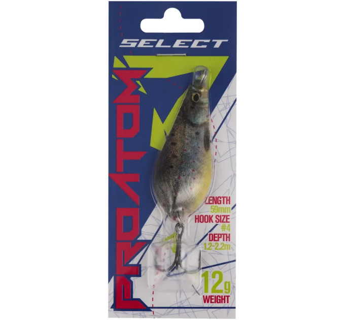 Блешня Select ProAtom 12.0g 59mm S47