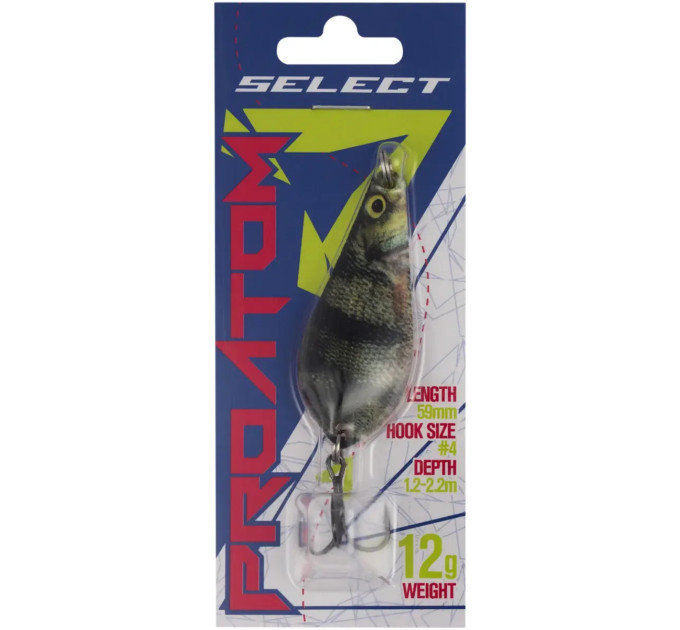 Блешня Select ProAtom 12.0g 59mm S49