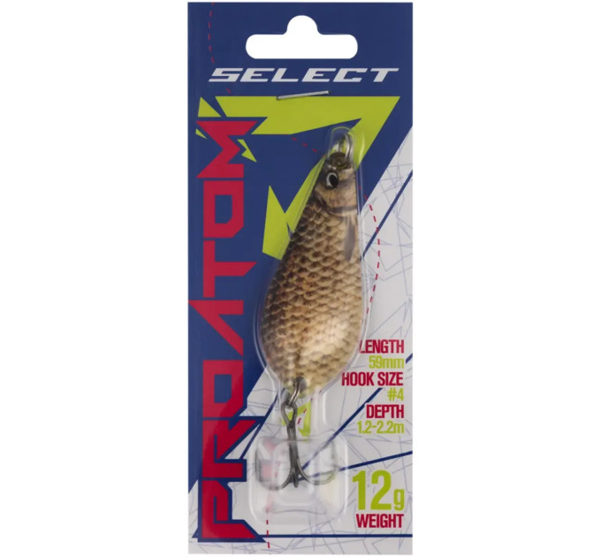 Блешня Select ProAtom 12.0g 59mm S50