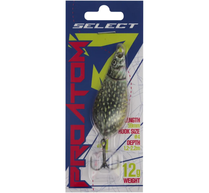 Блешня Select ProAtom 12.0g 59mm S51