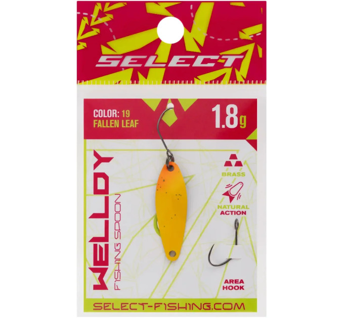Блесна Select Welldy 1.8g 31mm #19 Fallen Leaf