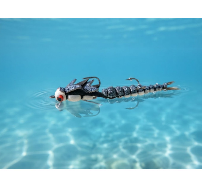 Мандула DaKi Floating Larva 70mm 2.8 #04 Black/Silver