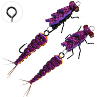 Мандула STRIKE Floating Jig Realistic Stone Big Double Orange-Violet (2)