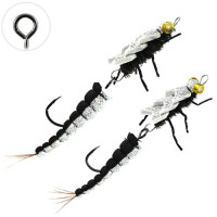Мандула STRIKE Floating Jig Realistic Stone Big Double Silver-Black (2)