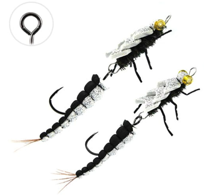 Мандула STRIKE Floating Jig Realistic Stone Big Double Silver-Black (2)