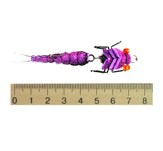 Мандула STRIKE Floating Jig Realistic Stone Big Double Violet Pearl (2)