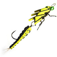 Мандула STRIKE Floating Jig Realistic Stone Big Double Yellow-Black (2)