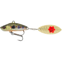 Тейл-спиннер Savage Gear 3D Sticklebait Tailspin 65mm 9.0g Sinking Brown Trout Smolt
