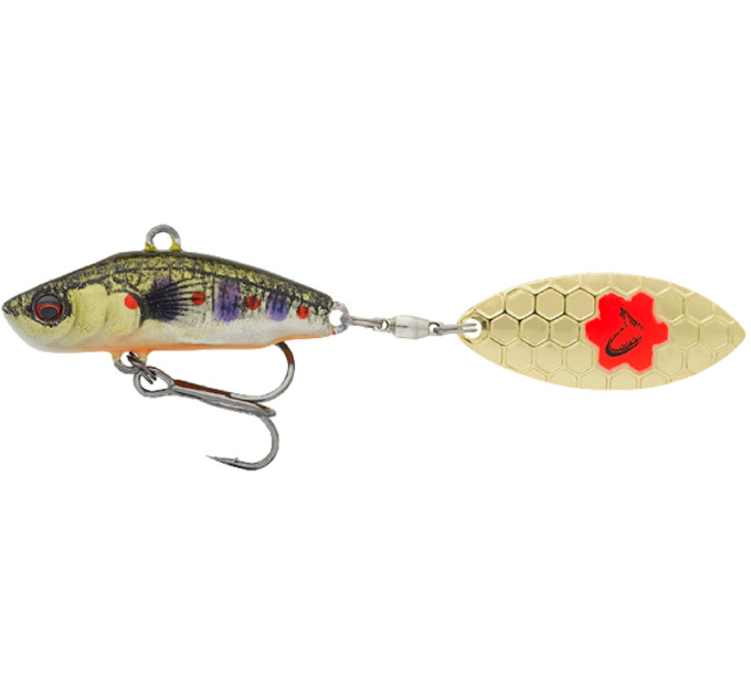 Тейл-спиннер Savage Gear 3D Sticklebait Tailspin 65mm 9.0g Sinking Brown Trout Smolt