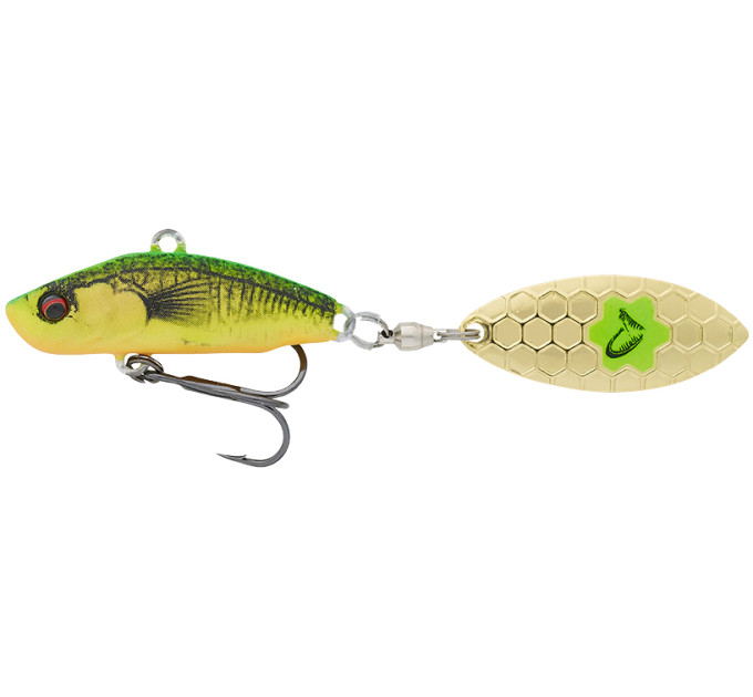 Тейл-спиннер Savage Gear 3D Sticklebait Tailspin 65mm 9.0g Sinking Firetiger