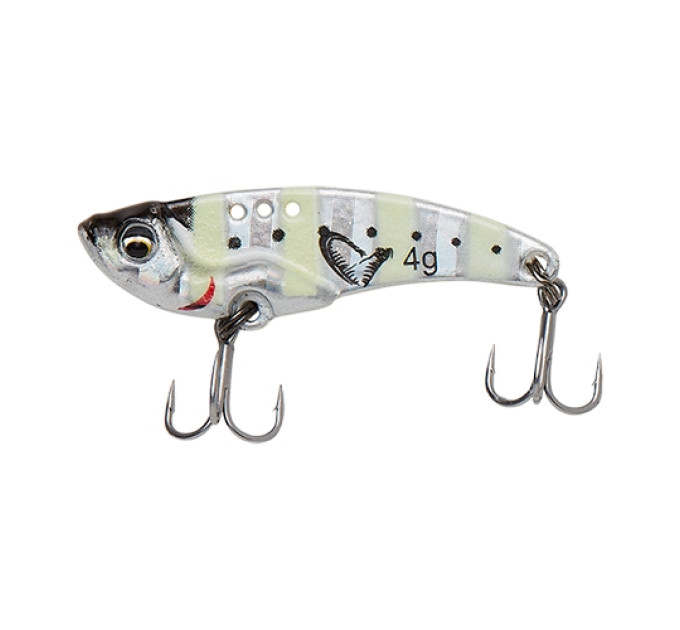 Цикада Savage Gear Vib Blade SW 35mm 4.0g Zebra Glow