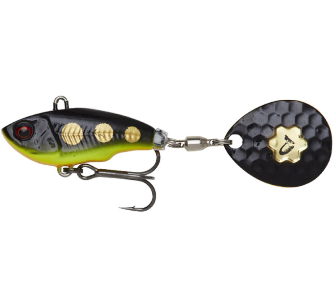 Тейл-спінер Savage Gear Fat Tail Spin 55mm 9.0g Black Magic