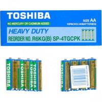 Батарейка TOSHIBA солевая AAA R6 tray 2