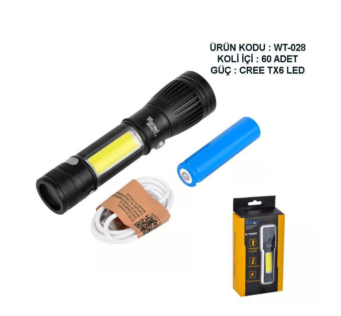 Фонарь-лампа WT 028, TX6 LED