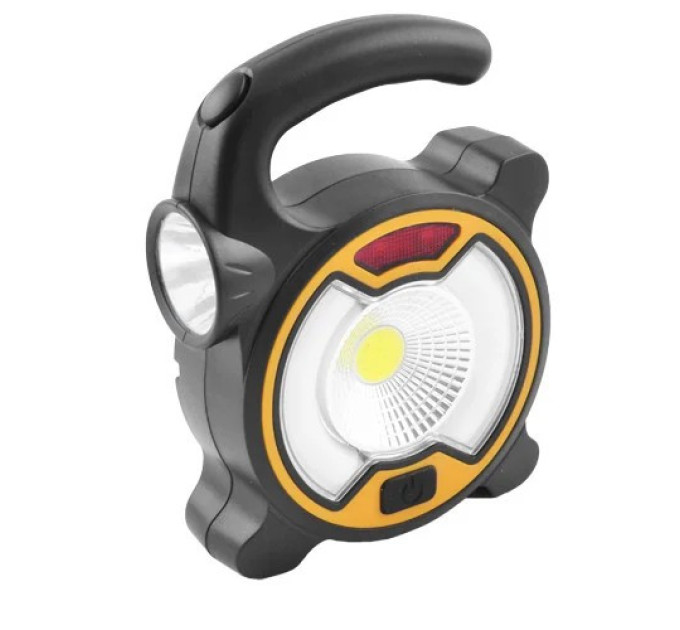 Ліхтар кемпінг переносний MH-318-B-COB+6SMD+1W, ЗУ micro USB, 1x18650, мигалка, петля