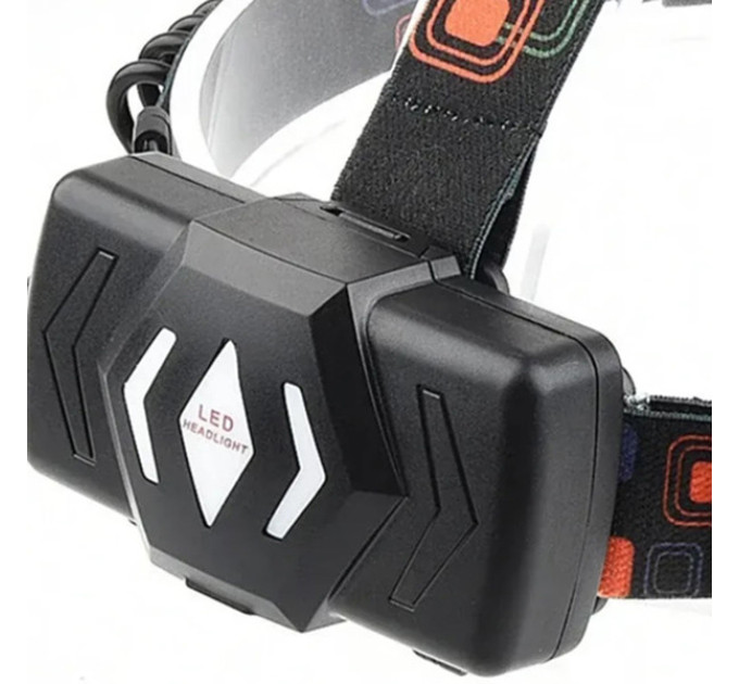 Фонарь налобный 2125-2T6, ЗУ micro USB