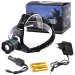 Фонарь налобный Police 2188-T6, ЗУ 220V/12V, 2х18650, zoom, Box