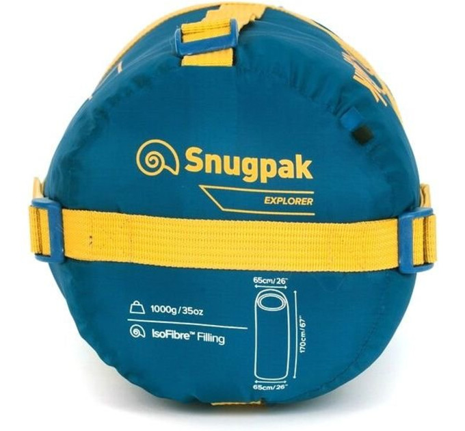 Спальник Snugpak Basecamp Explorer дитячий, 1кг, 170 см, ковдру к:синій