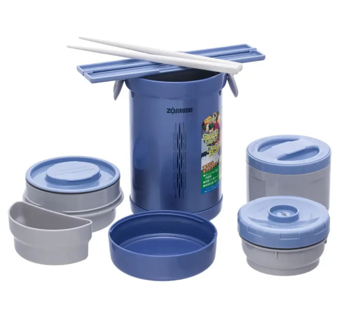 Набір для ланчу ZOJIRUSHI SL-NC09AA к:blue
