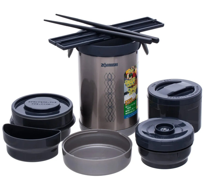 Набір для ланчу ZOJIRUSHI SL-NC09ST к:steel