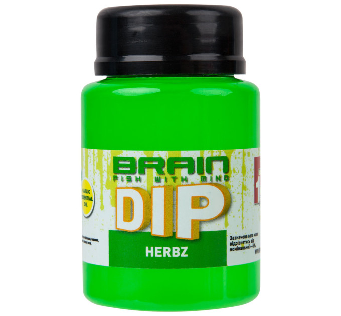 Діп для бойлів Brain F1 Herbz (мята з часником) 100ml
