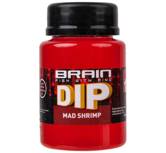 Діп для бойлів Brain F1 Mad Shrimp (креветка) 100ml