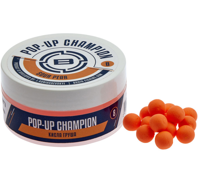 Бойли Brain Champion Pop-Up Sour Pear (груша) 10mm 34g
