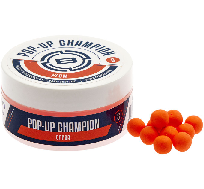 Бойлы Brain Champion Pop-Up Plum (слива) 12mm 34g