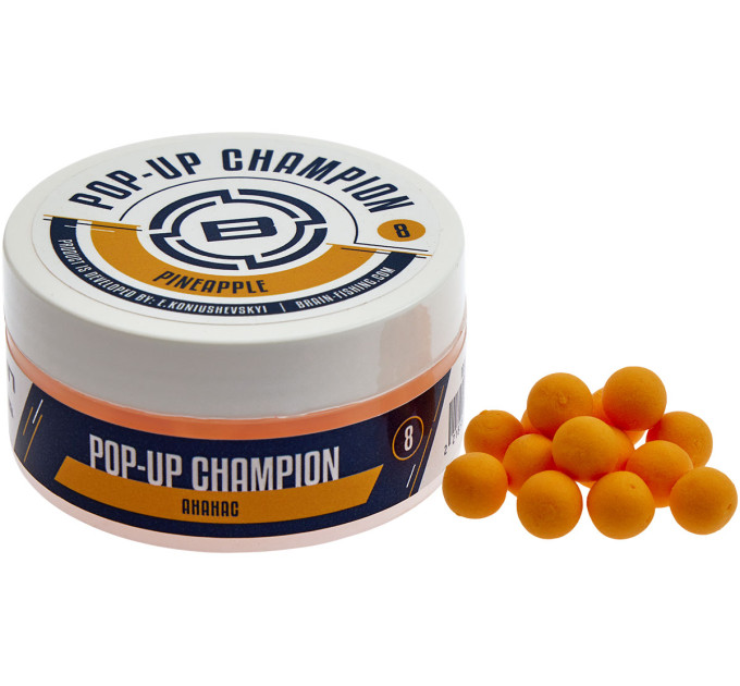 Бойли Brain Champion Pop-Up Pineapple (ананас) 12mm 34g