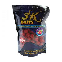 3KBaits Бойл розчинний пилящий 20мм (полуниця) 0,8кг