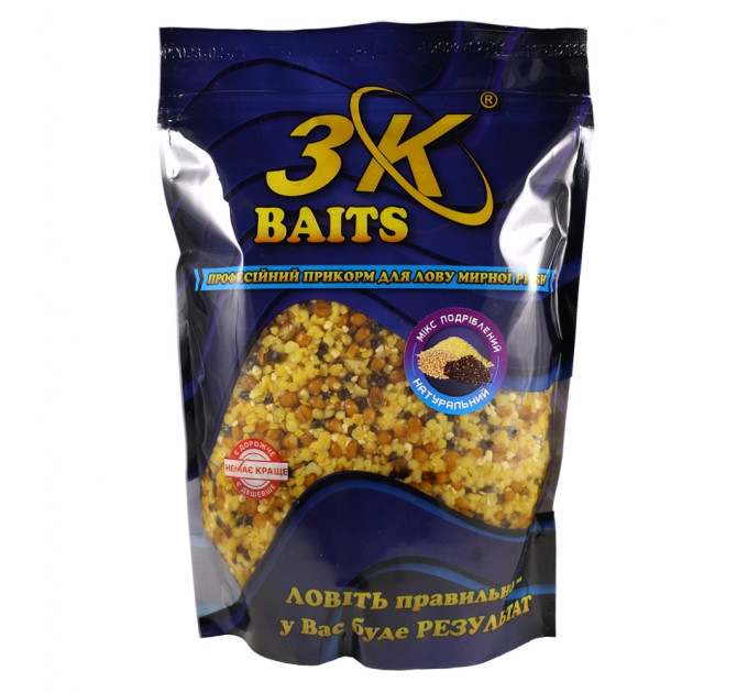3KBaits Измельченный Зерновой МИКС (натуральный) 1000 г