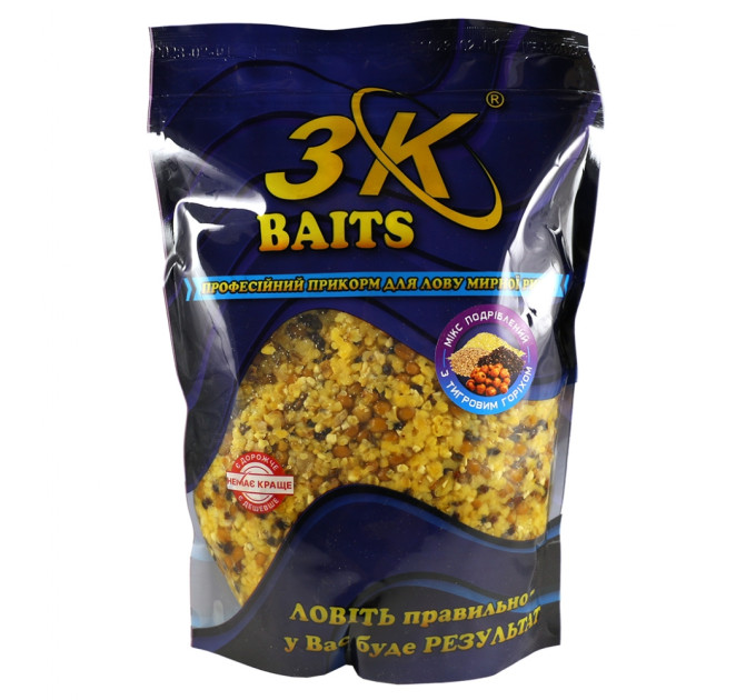 3KBaits Измельченный Зерновой МИКС (с тигровым орехом) 1000 г