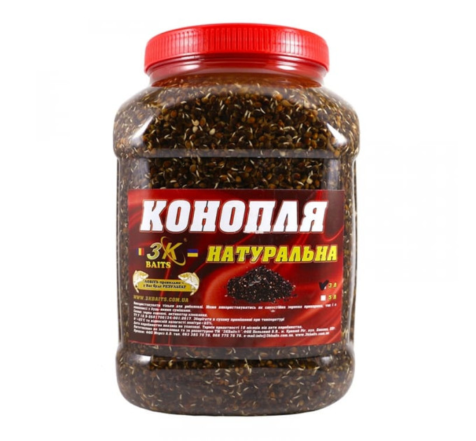 3KBaits Конопля (натуральная) ведро/банка 3л