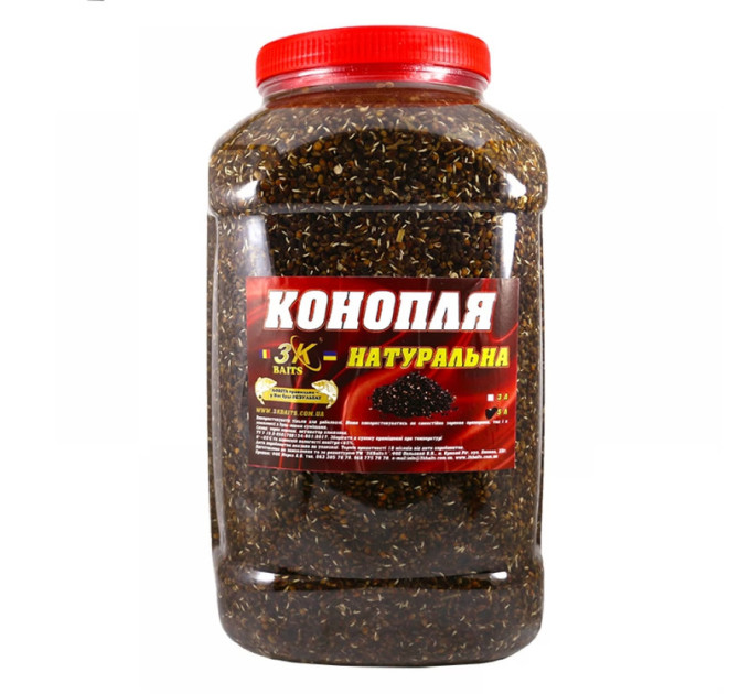 3KBaits Конопля (натуральнa) відро/банка 5л