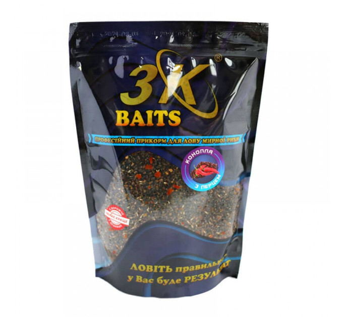 3KBaits Конопля с перцем (острая) 800 г