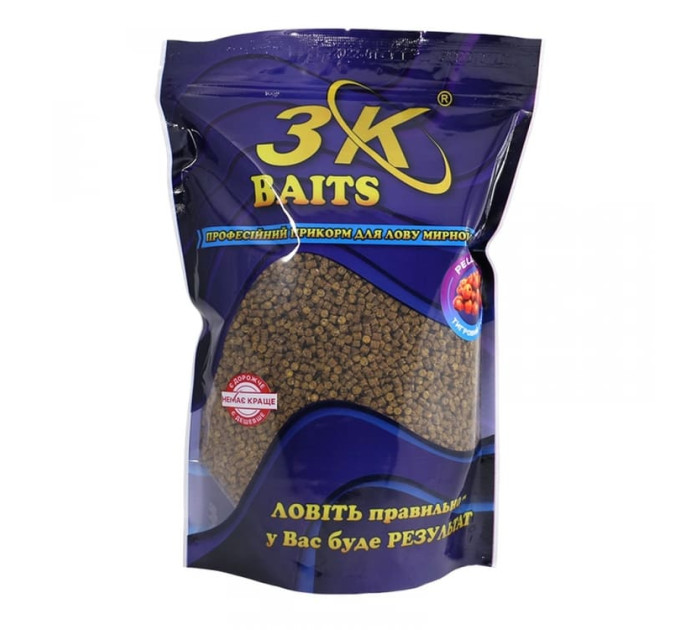 3KBaits Pellets 2 мм TIGER NUT (тигровый орех) 800 г