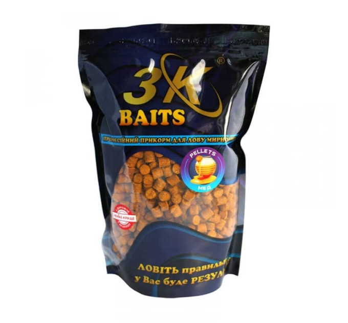 3KBaits Pellets 8 мм (мед) 800 г