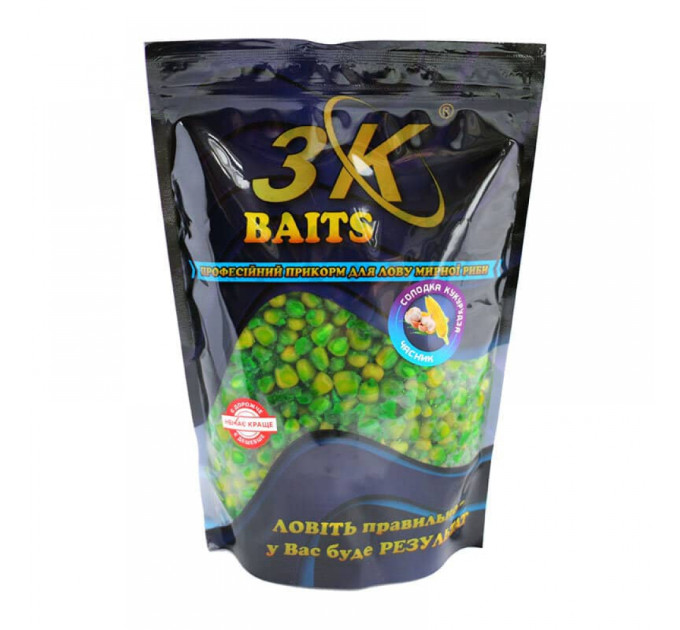 3KBaits Сладкая кукуруза (чеснок) 800 г