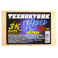 3KBaits Технокубик ГЕЙЗЕР (мотыль) 290 г