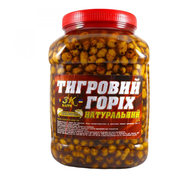 3KBaits Тигровый орех (натуральный) ведро/банка 3л