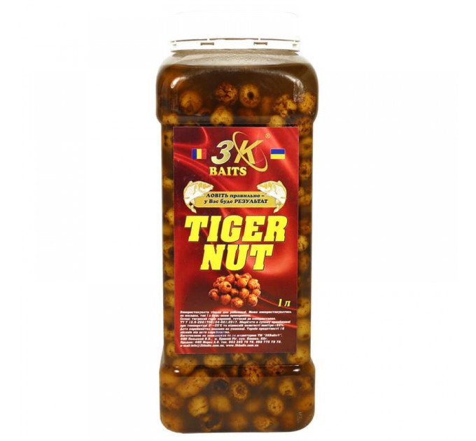 3KBaits Тигровый орех (натуральный) банка 1л
