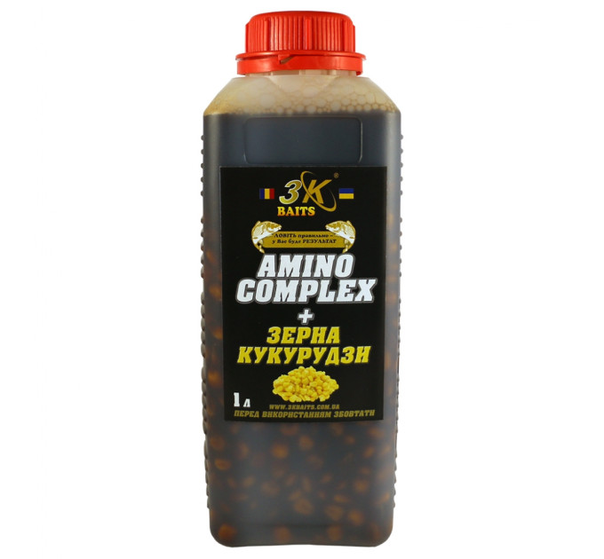 3KBaits Зерна кукурузы залитые в «AminoComplex» 1000 мл