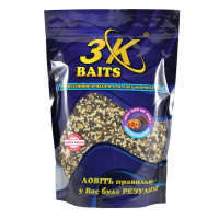 3KBaits Зерновой МИКС Micro Seed Mix + Crushed Tiger nut (натуральный) 800 г